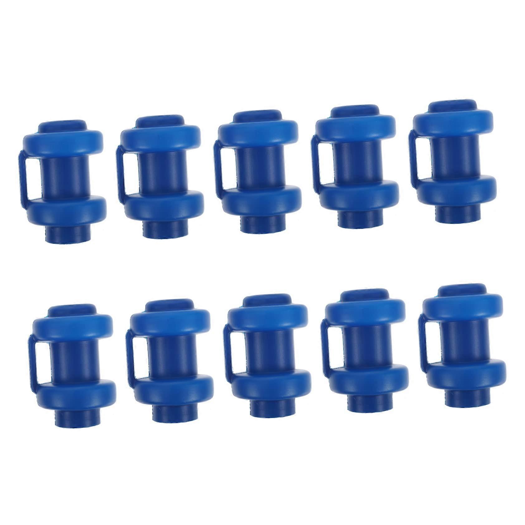 Trampoline Pole End Caps - 10 Pack, Durable, Secure Fixation, Universal Fit For Safety Net Installation
