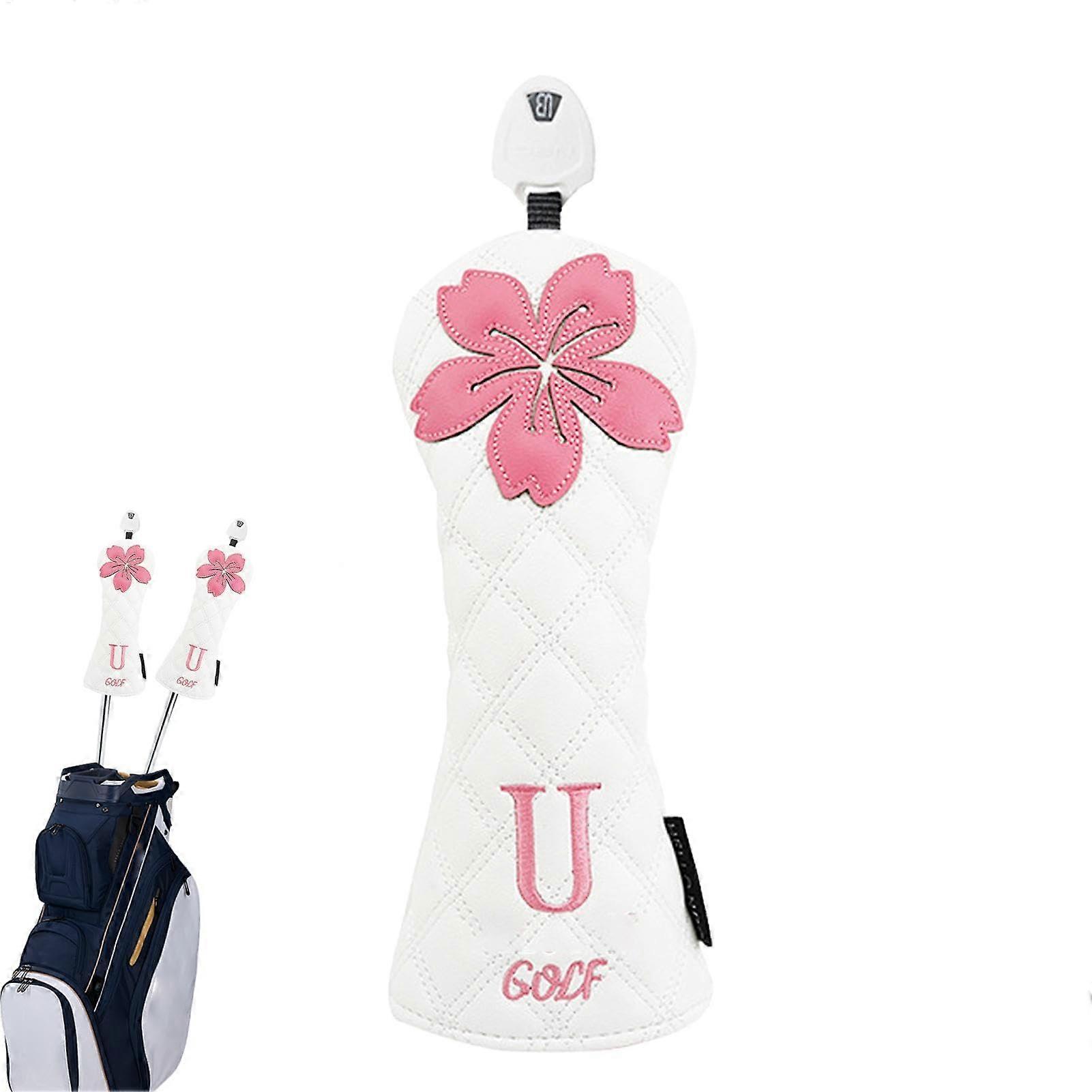 Golf Club Head Covers, Waterproof PU, Putter And Woods Protection, Elastic Fit, Size 9.45 X 3.94 In To 14.17 X 6.3 In
