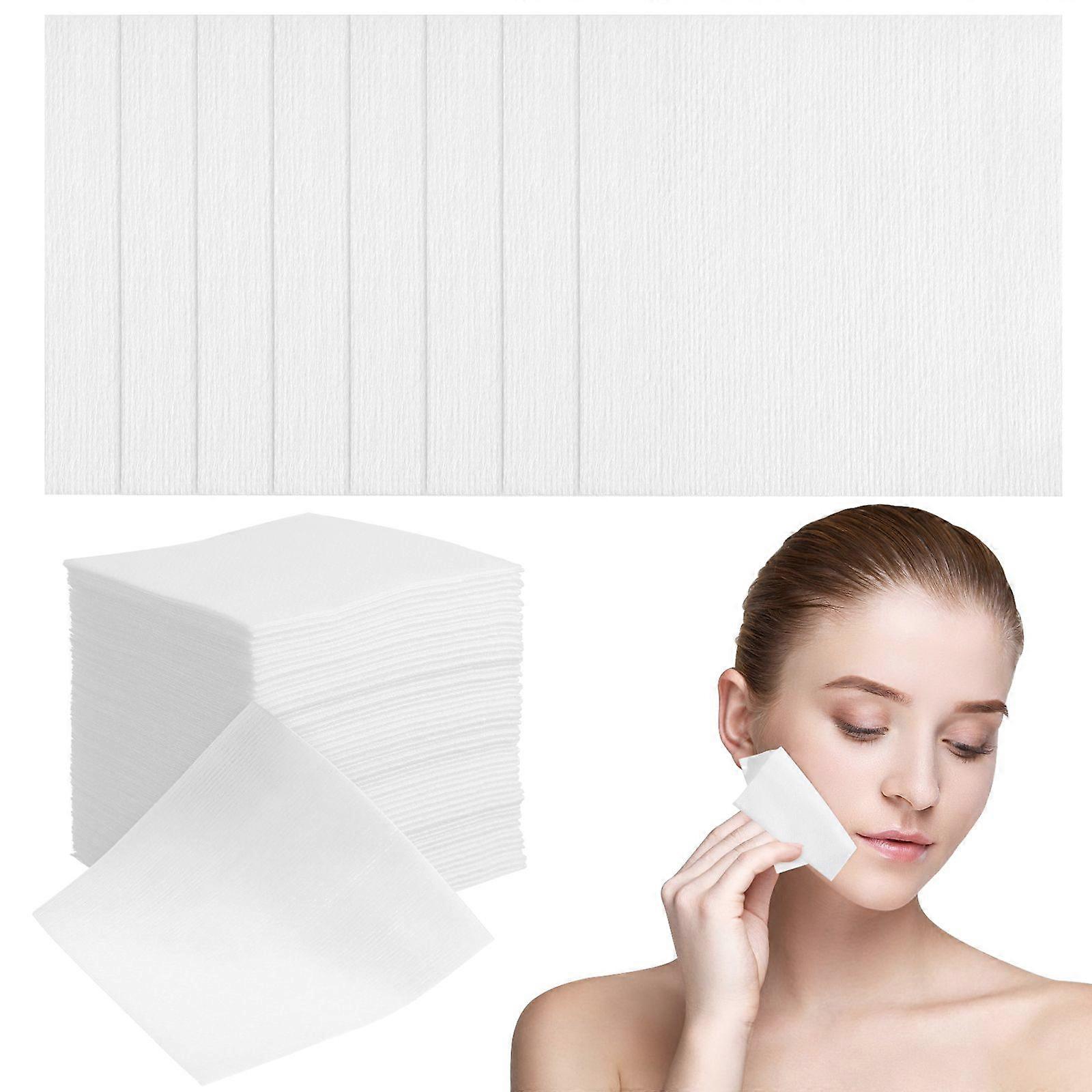 400pcs Tampons Démaquillants En Tissu Non Tissé Tampons De Tissus Non Tissés À Usage Unique