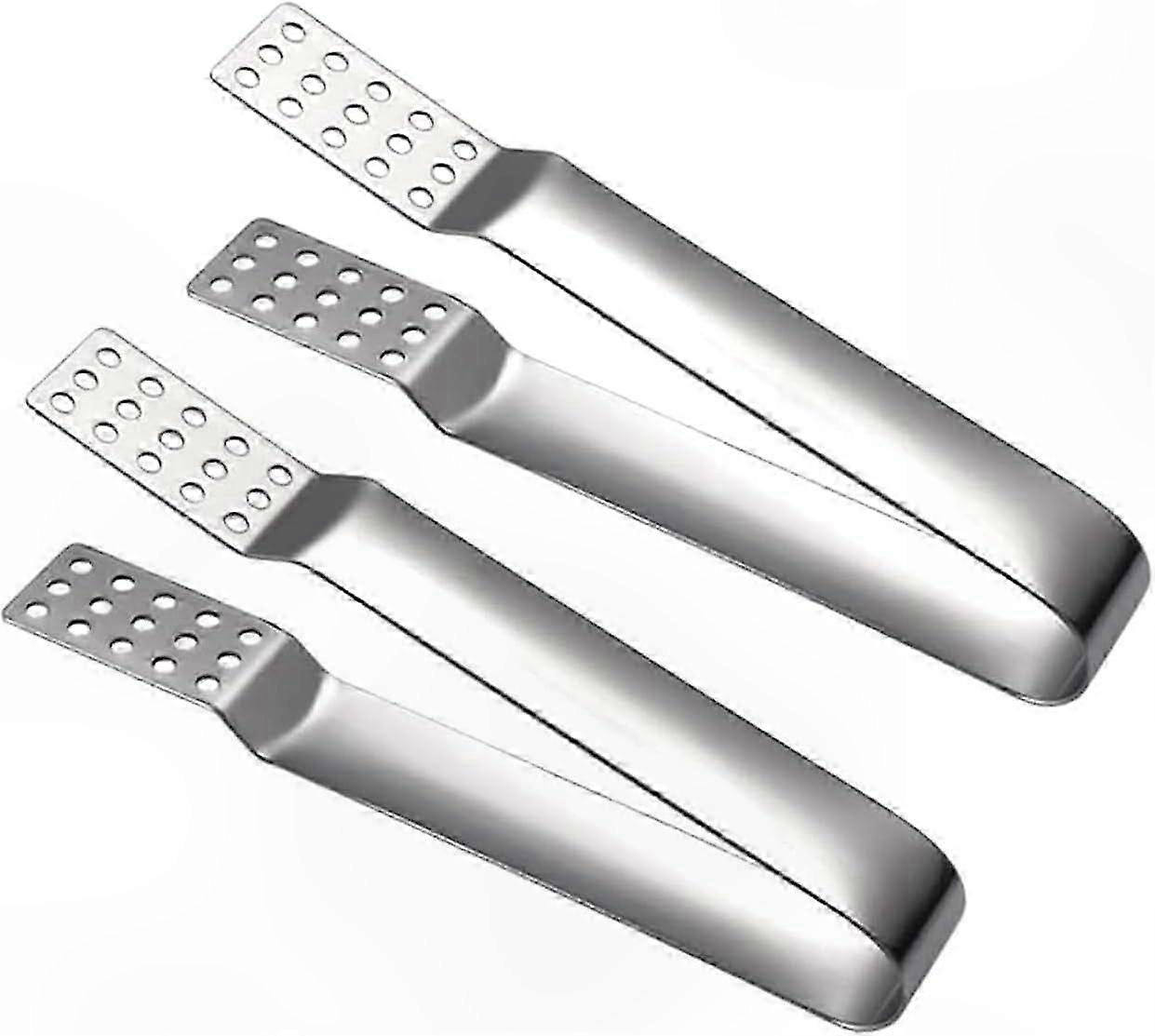 Stainless Steel Tea Bag Squeezer Tool for Loose Leaf and Ice Cube Use, Silver