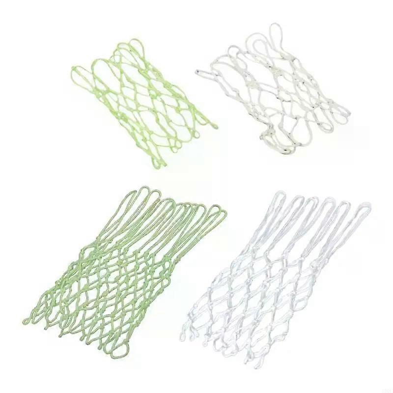 Nightlight Basketball Net Replacement Nylon Glowing Basketball Hoop Rims Net Standard Size Glowing Basketball Net