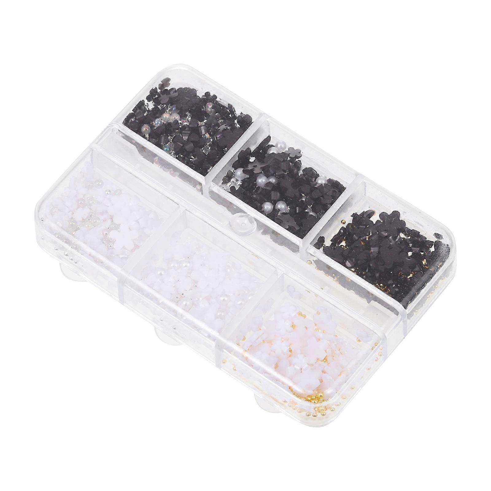 Nail Art DIY Charms with Delicate Flower Design for Manicure Decor in Assorted Colors 6
