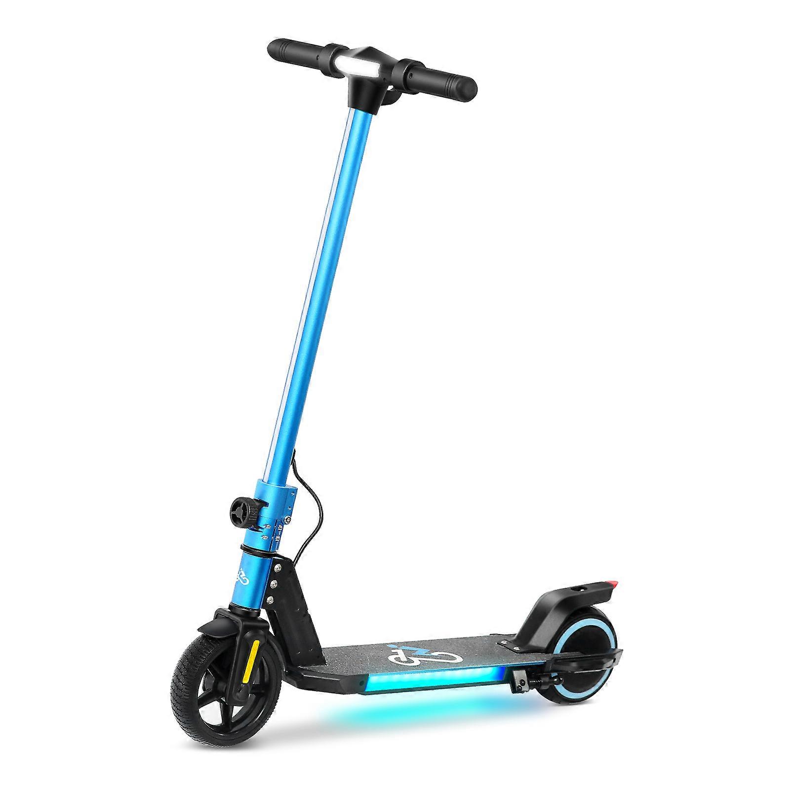 Emoko A43 electric scooter, equipped with a 130W motor, LCD display, foldable design, suitable for children aged 6-12