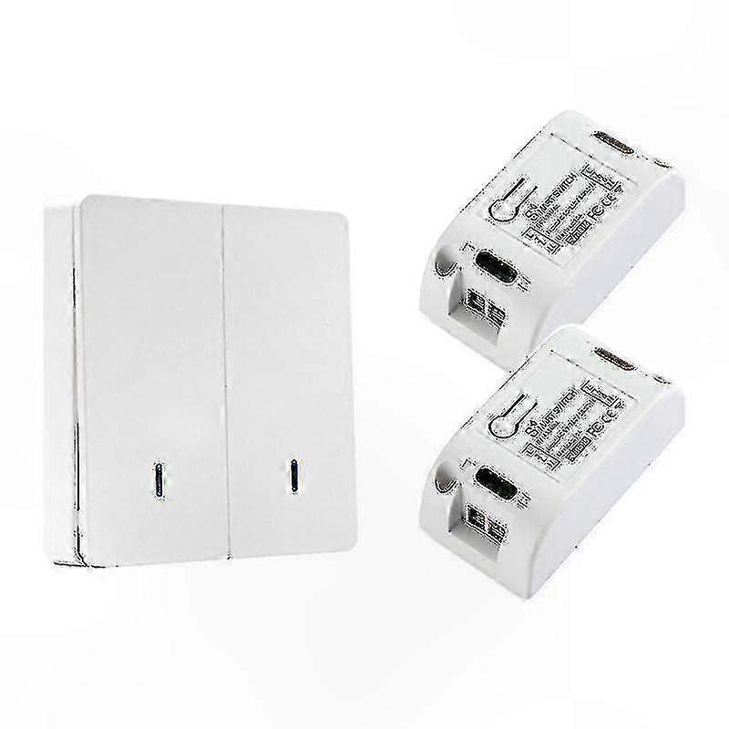 Remote Control Light Switch and Receiver for LED Bulbs Ceiling Fixtures Lamps