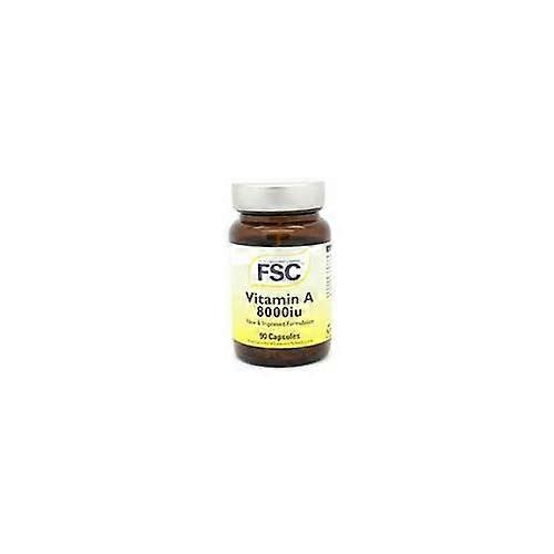 FSC Vitamin A 8000iu 90 Capsules - 3 Pack