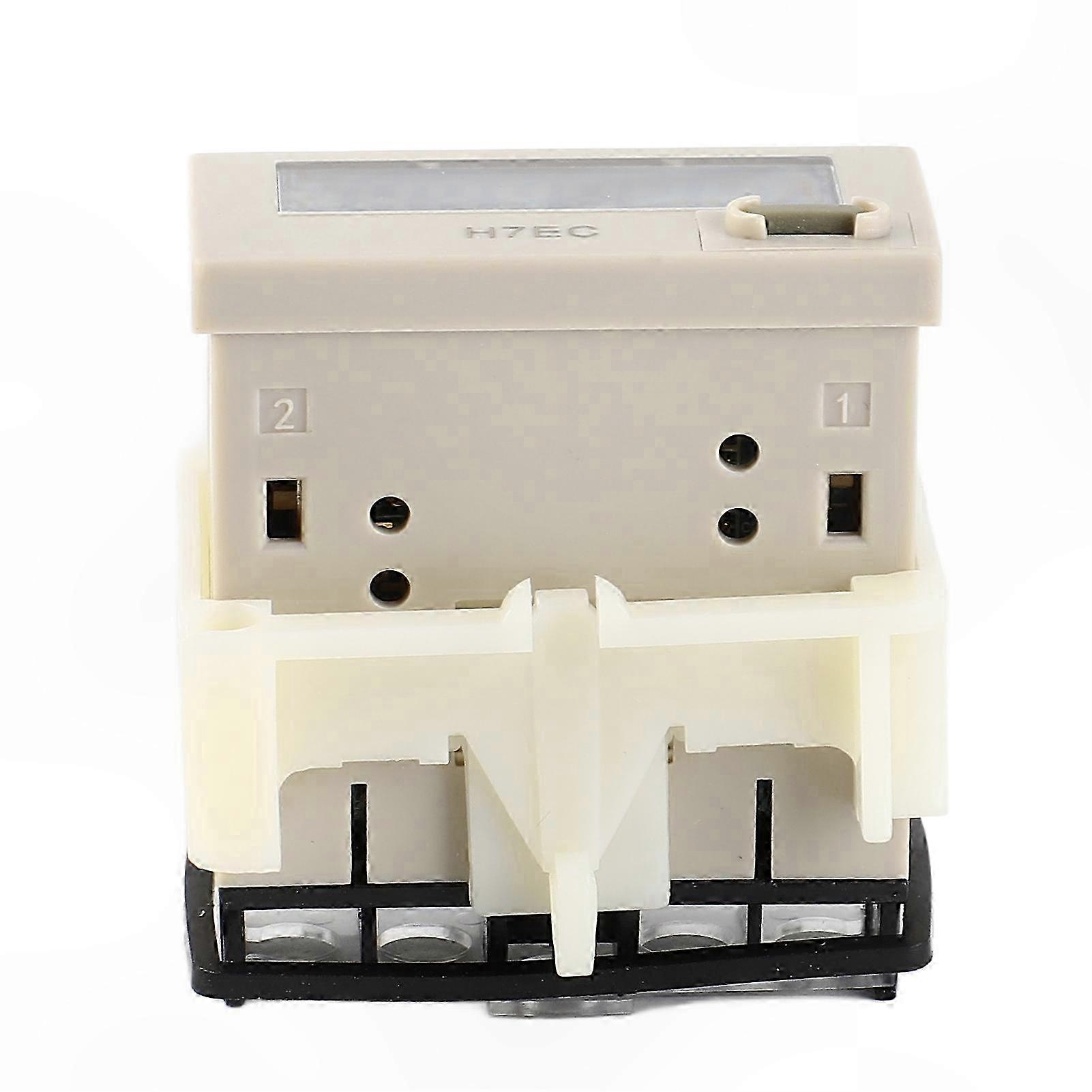 8-Digit LCD Digital Counter with No Input Voltage Requirement