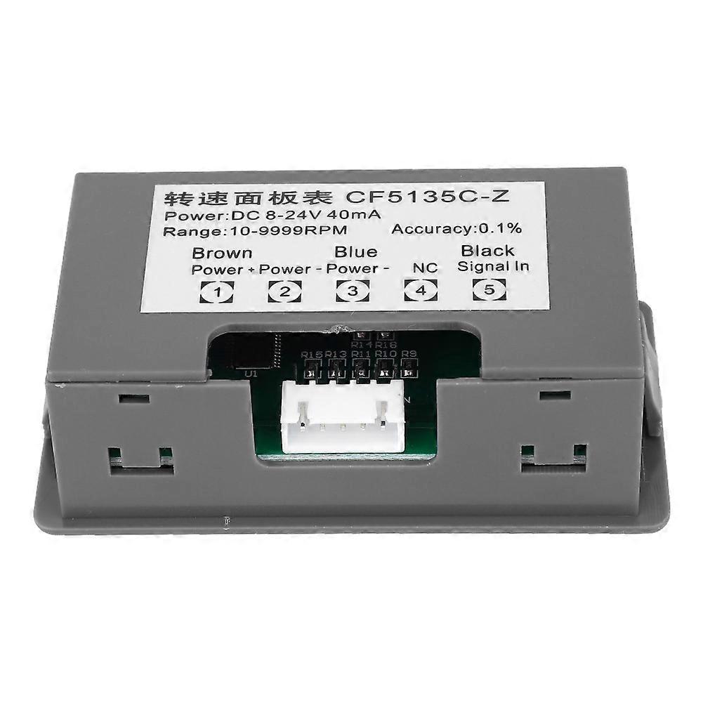 Red 4 Digit LED Motor Tachometer RPM Speed Tester Meter   NPN Hall Proximity Switch Sensor(Red 4 Digit LED Motor Tachometer RPM Speed Tester Meter   