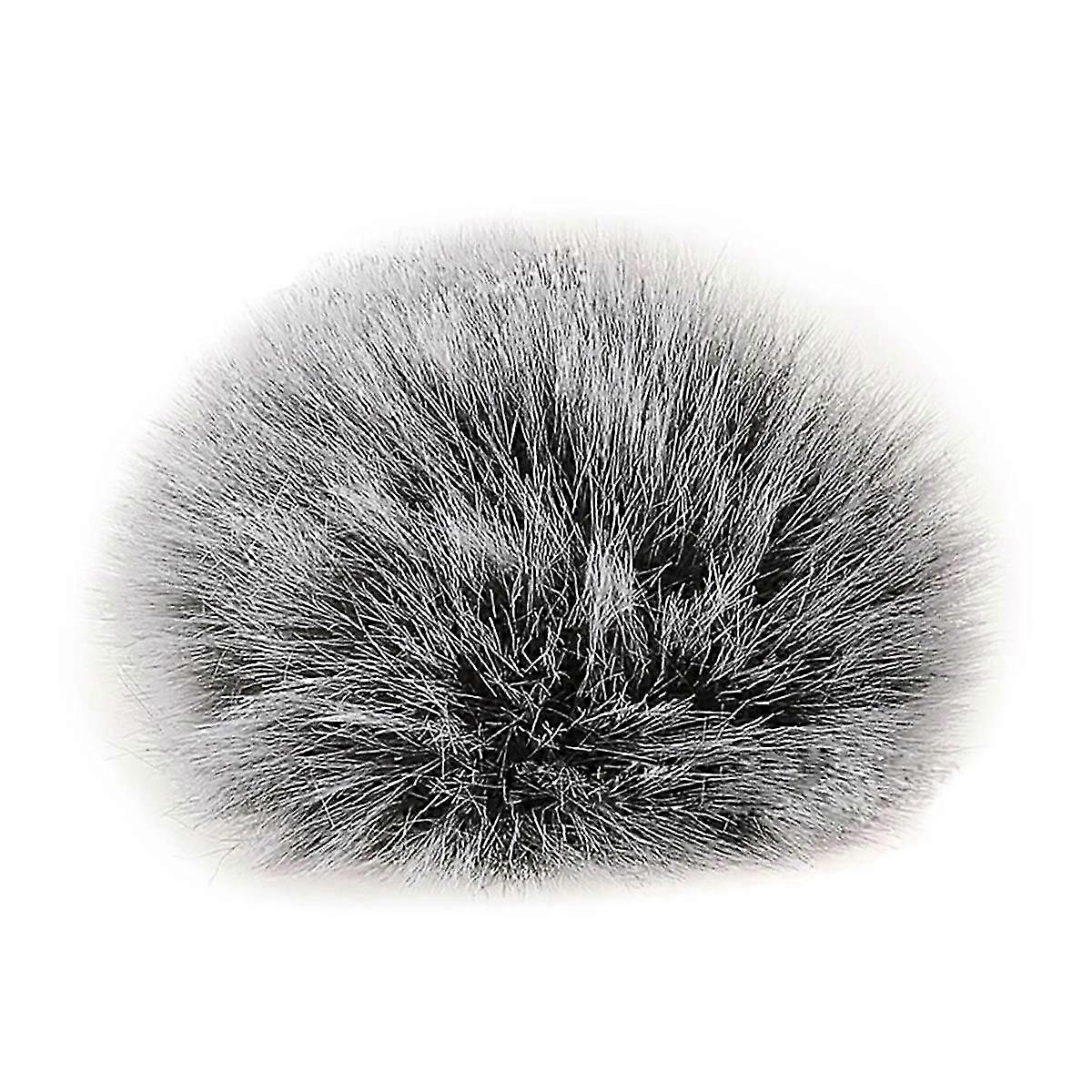 1Pcs Microphone Windscreen Outdoor Cover Windshield Muff Wind Shield for MIC Transmitter Wireless System Black-White