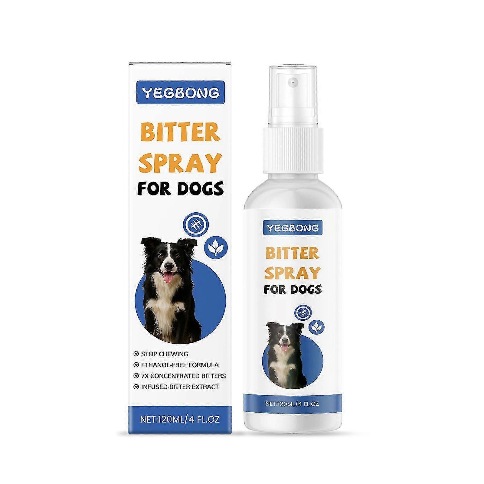 Yegbong Dog Chew-Proof Spray Dog Scratch-Proof, Lick-Proof, Bite-Proof Furniture and Sofa Training Spray