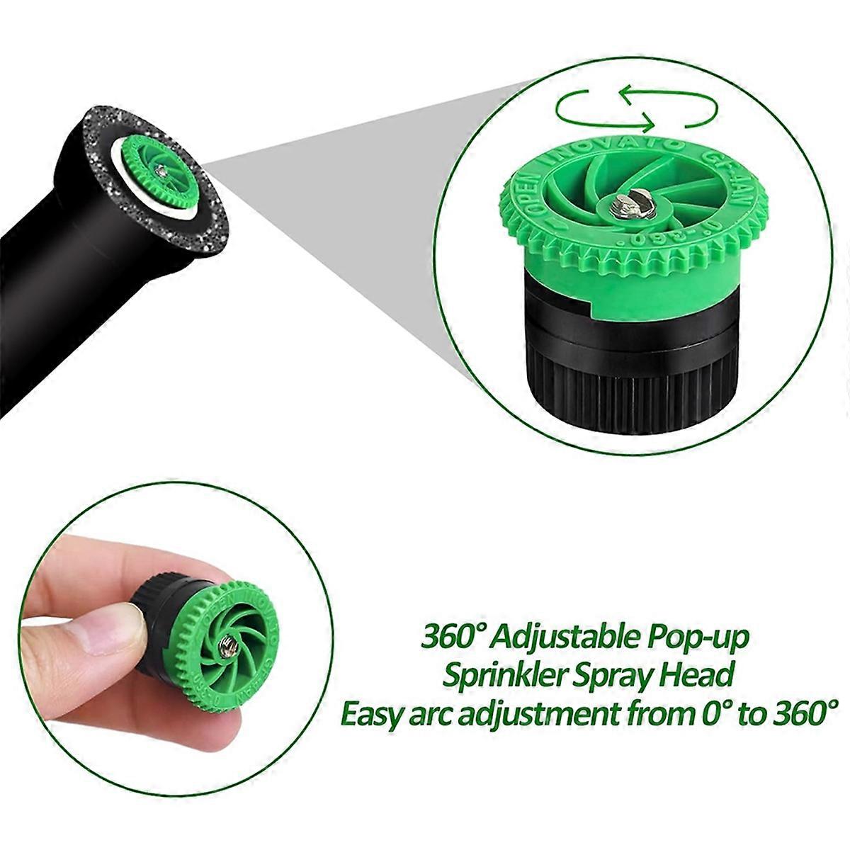 10 Pieces Variable Arc Nozzle -Up Sprinkler Heads Green