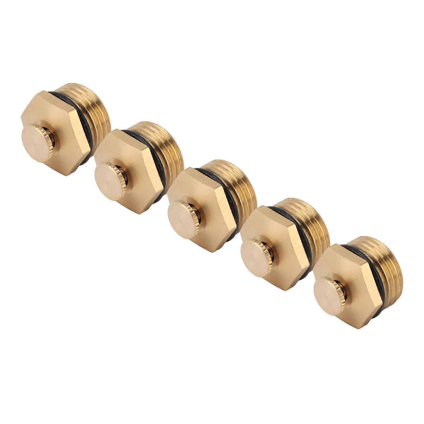 20PCS Brass 1/2" Adjustable Misting Nozzles for Cooling