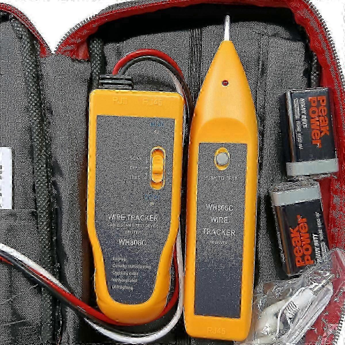 Optimized Underground Wire Locator with Advanced Cable Tracker for Non-Energized Cables and Single/Double-Core Wires Detection