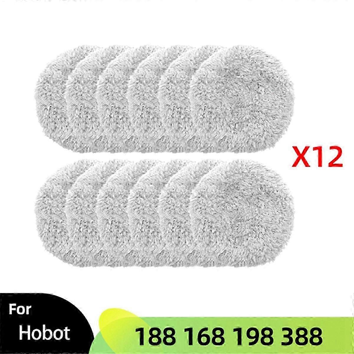 Replacement mop cloths for cleaning robot - 12pcs pack