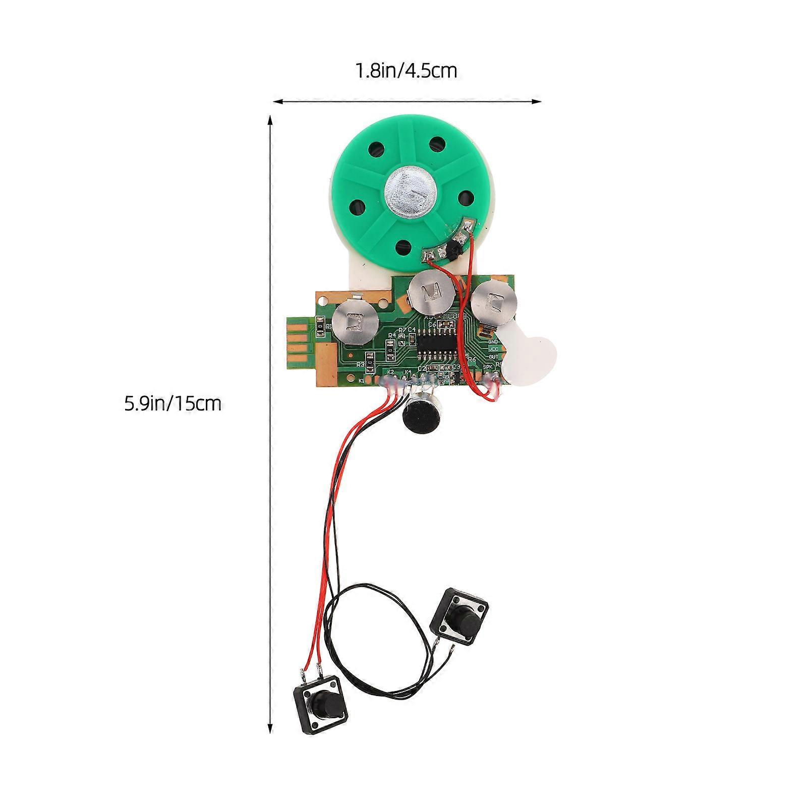 Voice Player Module For Birthday And Valentine's Day Greeting Cards 15.00X4.50X0.50CM 1Pack