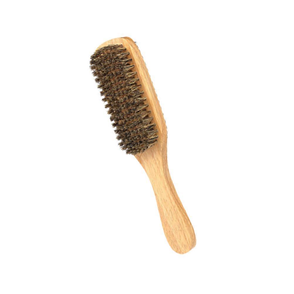 Men's Beard Brush with Plastic Bristles for Styling and Grooming Perfect for Travel and Daily Use Size L