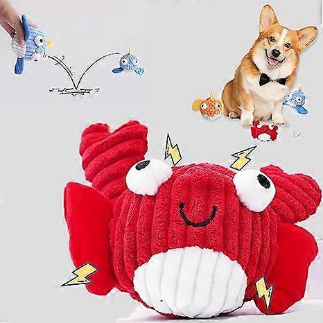 Squeak Dog Toys for Aggressive Chewers, No Stuffing Squeak Dog Chew Toys for Aggressive Chewers, Interactive Dog Toy Ball with Crinkle Paper for Mediu
