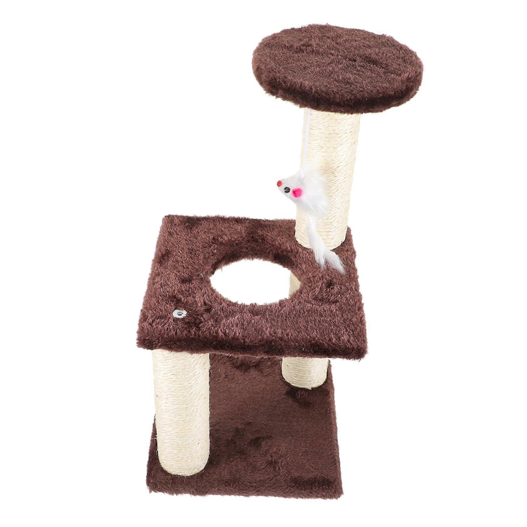 Cat Scratching Post Vertical WearResistant For Indoor Kittens Stable Structure For Play And Relaxation