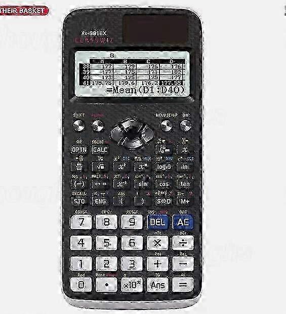 FX-991EX Calculator științific avansat de inginerie ClassWiz - 552 de funcții pentru studenți și profesioniști, instrument de înaltă precizie