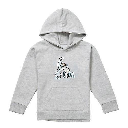 Frozen Childrens/Kids Cool As Ice Olaf & Bruni Heather Pullover Hoodie