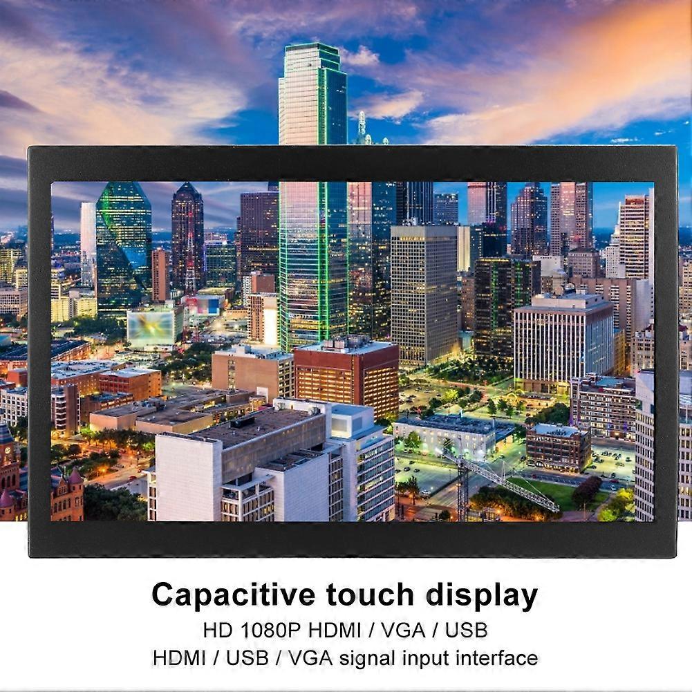 15.6 Inch Full View IPS Capacitive Touch Screen 1080P HDMI VGA