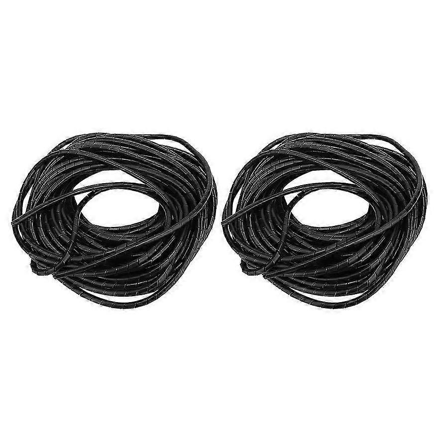 Wire Protector Spiral PP Cable Sleeve 6mm 2 Pack