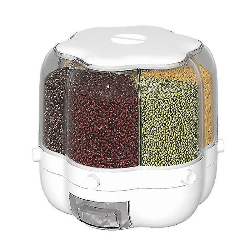 separate rice bucket rotating grain storage box household insect-proof moisture-proof sealed rice storage box