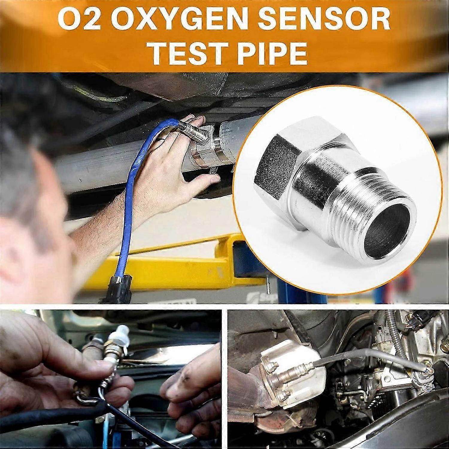 O2 oxygen sensor test pipe extension extender adapter spacer X 1.5 (1) Bung