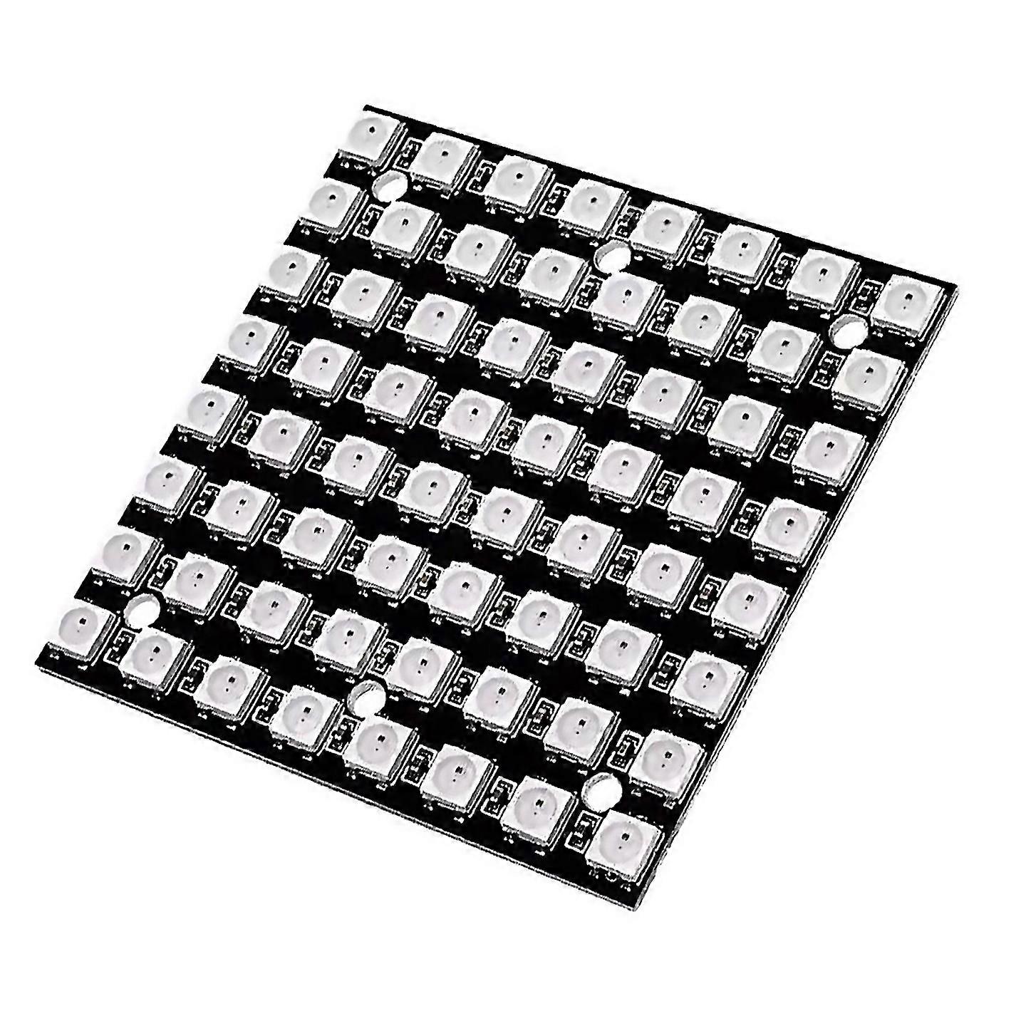 For Ws2812 Led 5050 Rgb 8x8 Led Matrix Ws2812b 8x8 64bit Full Color 5050 Rgb Led Lamp Panel Light