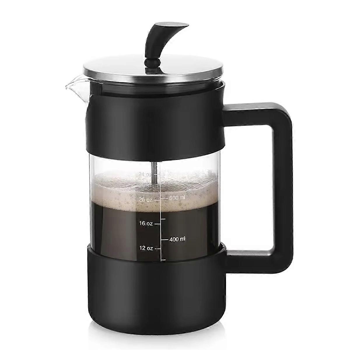 1000ML French Coffee Maker,Coffee Stainless Steel Filter, Ideal for Cold Brew & Hand Brewing,