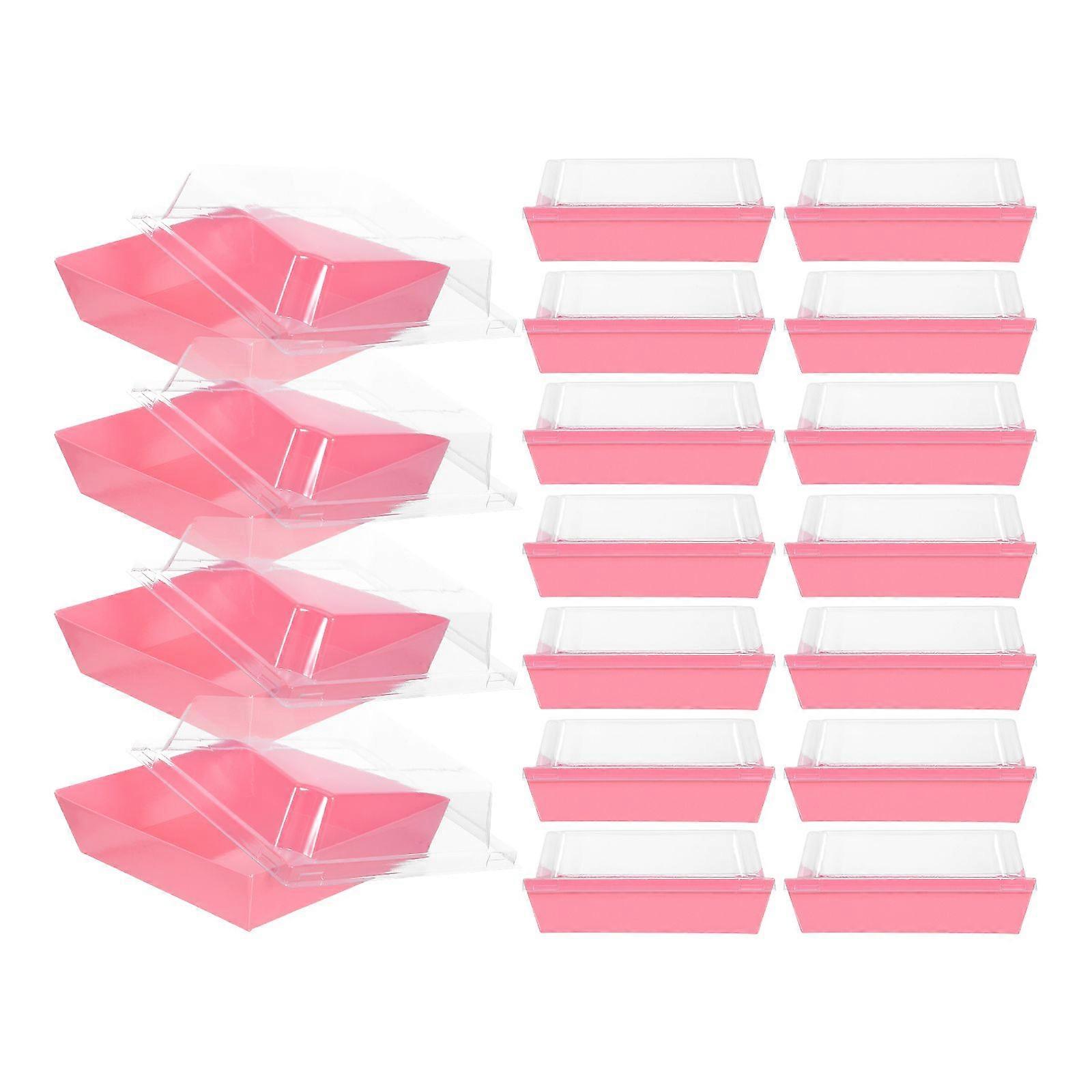 100pcs Charcuterie Boxes With Clear Lids - 12x11x6.5cm Disposable Paper Dessert Boxes For Cakes Cookies And Pastries For Bakery And Takeout