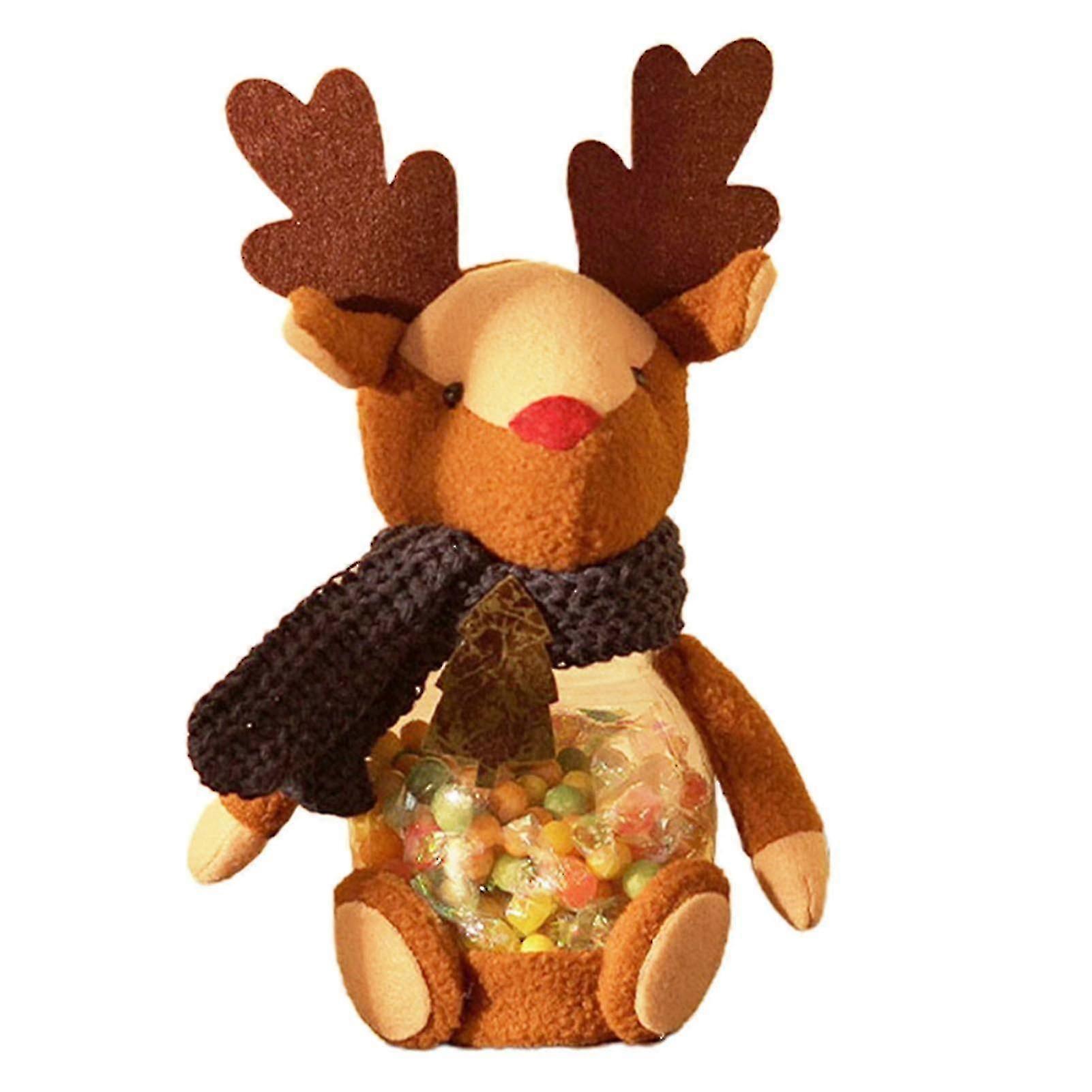 Christmas Candy Jar Multipurpose Sealed Cookie Jar Super Cute Plush plush toy