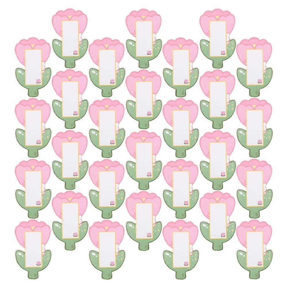 Scratch Off Tulip Shaped DIY Birthday Party Favors 40Pcs Pink