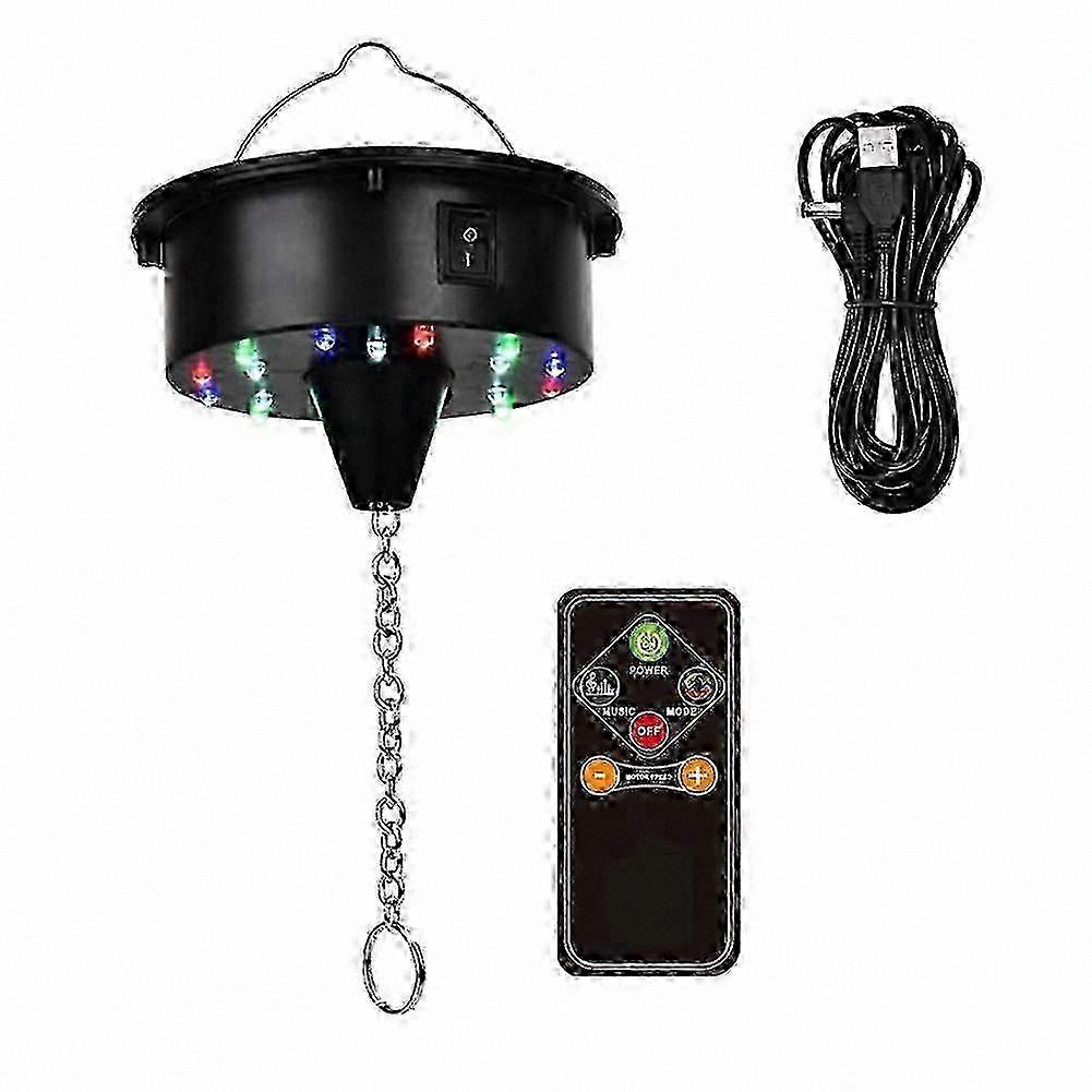 LED Disco Ball with Remote Control, 18 Multicolor Lights