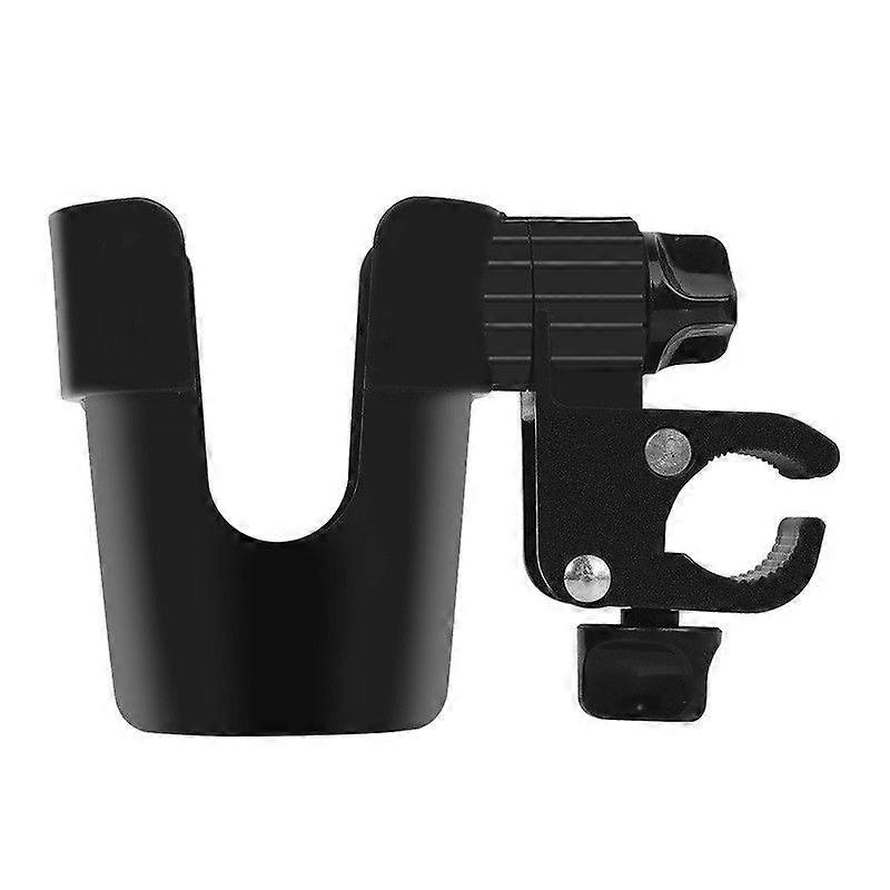 Cup Holder for Bicycle - Drink Holder - Attached to Handlebar Black