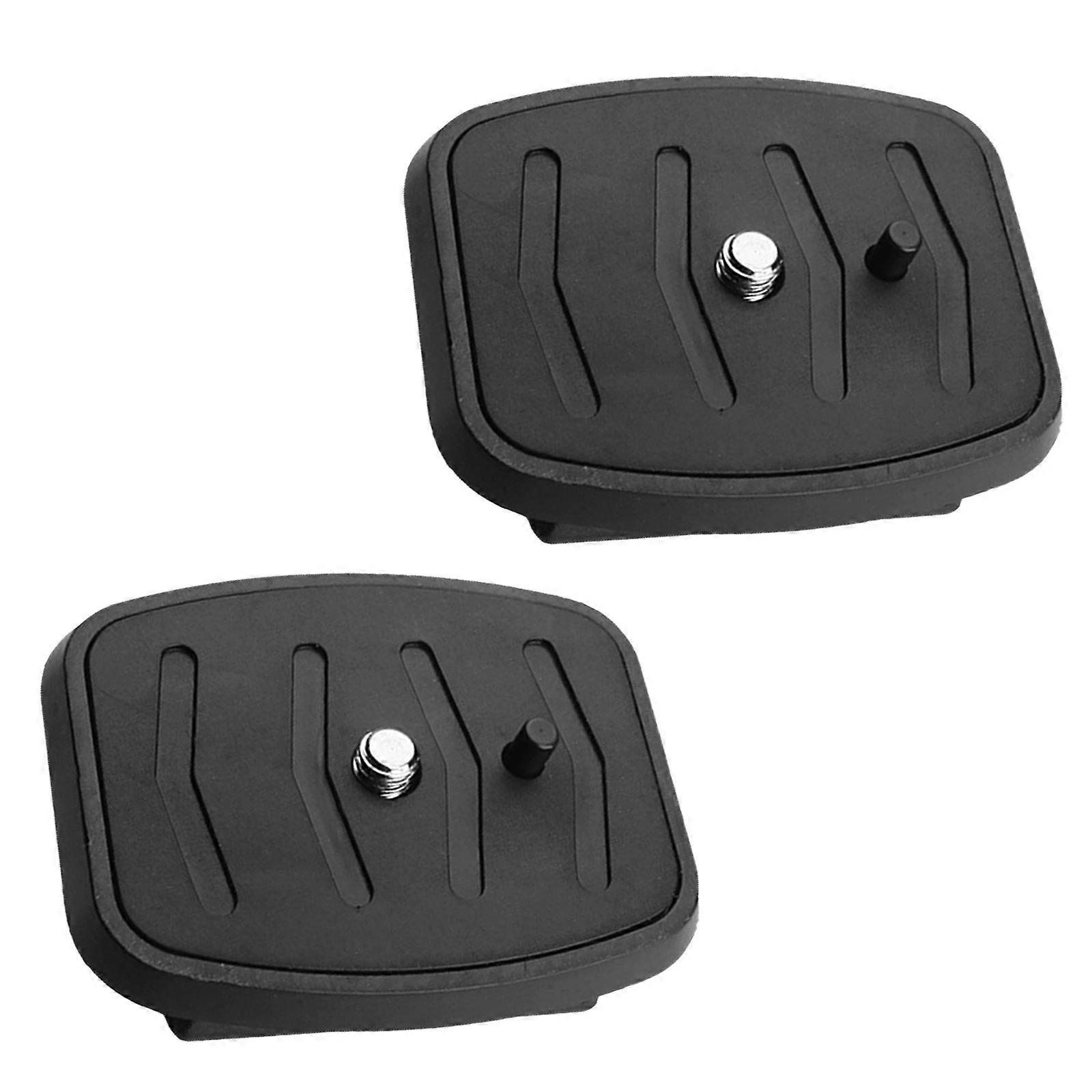 Tripod Quick Release Plates For Photographers 8 Pcs Square Mounting Solution Black Camera Accessory