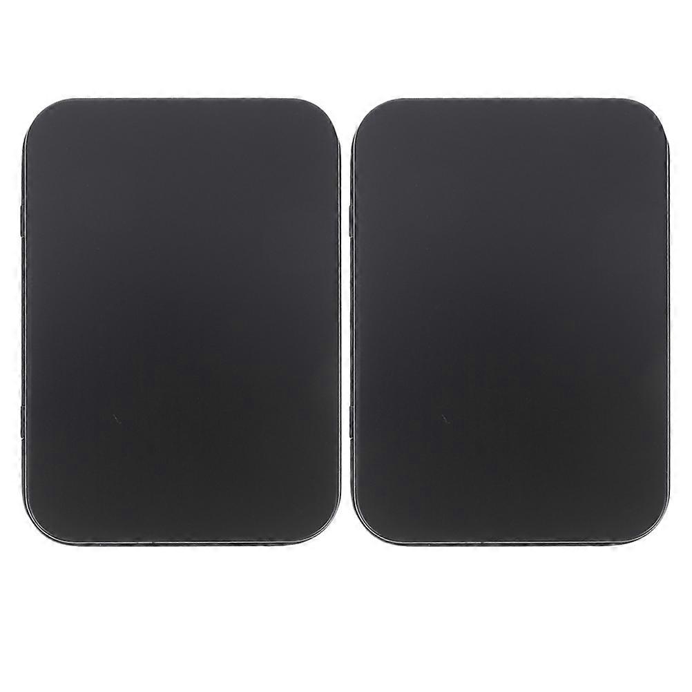 Versatile Empty Iron Box Container 2Pcs For Playing Card Storage And Desktop Organization With Portable Design