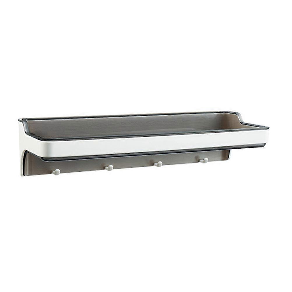 Bathroom Organizer Countertop Floating Shelf for Bathroom Kitchen 30x10.5x7cm AS Material 1Pack