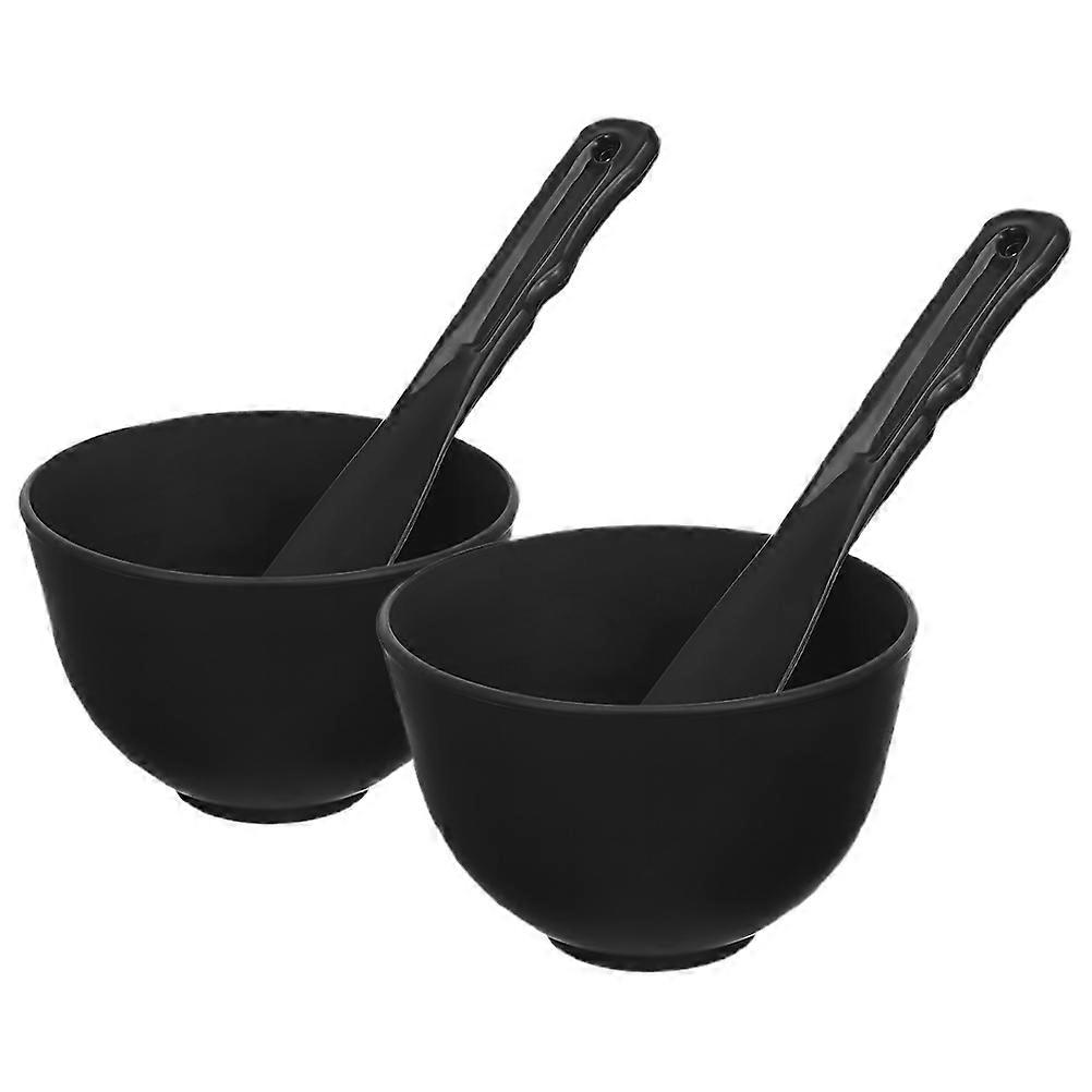Mask Mixing Container Silicone Face Mask Bowl Set for Spa Use 3Sets