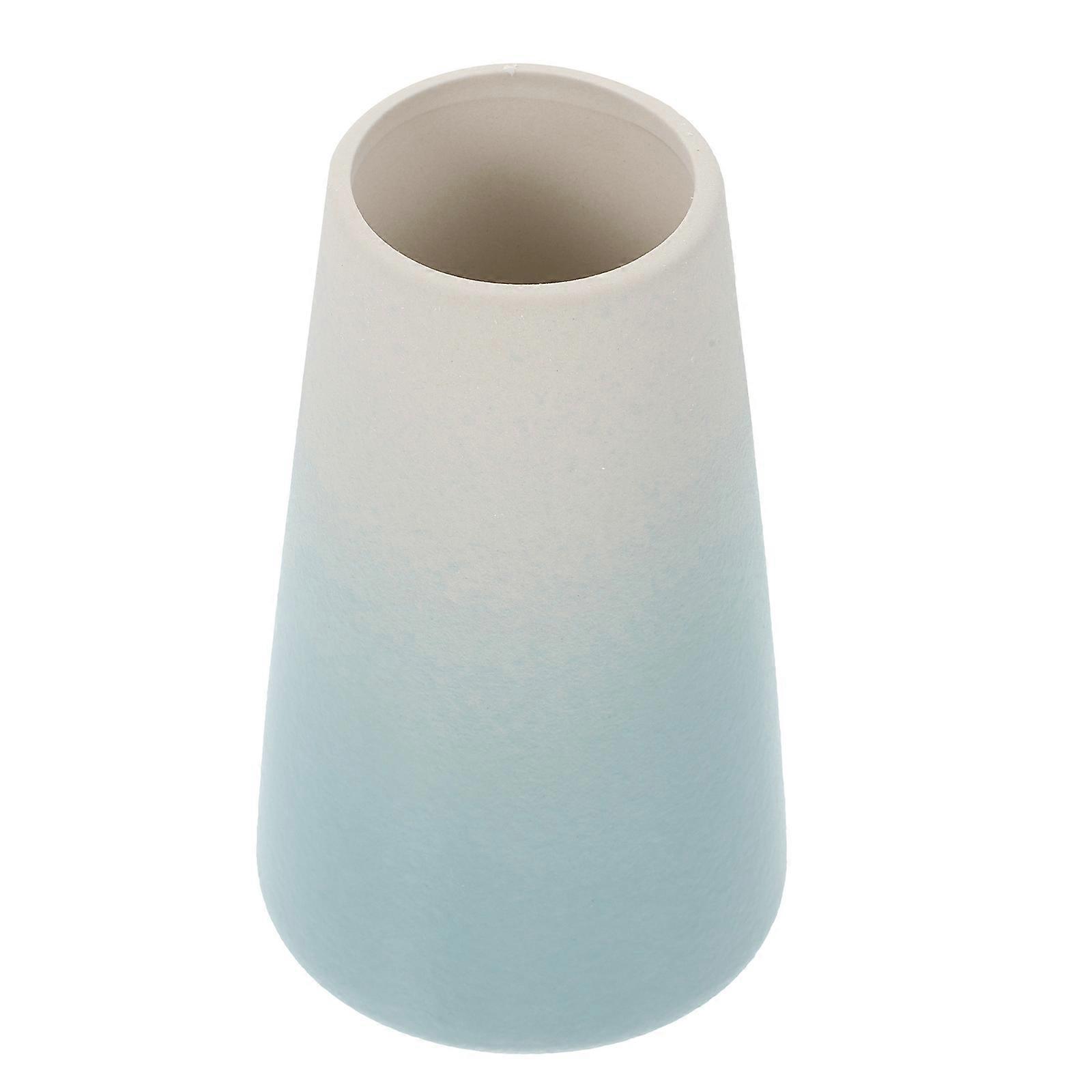 Decorative Ceramic Vase for Home Use 2Pcs Simple Retro Frosted Style