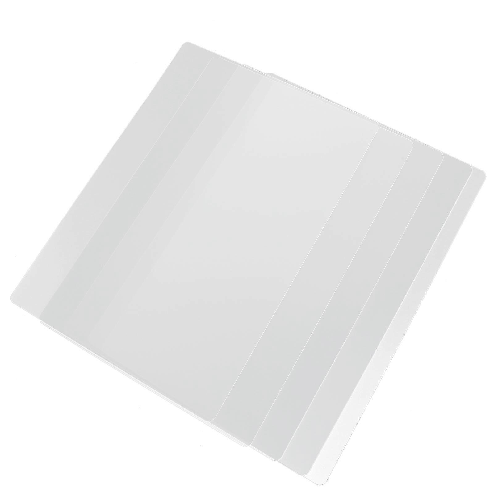 Desk Writing Pad Plastic Reusable Exam Pad for Writing 25Pcs Transparent