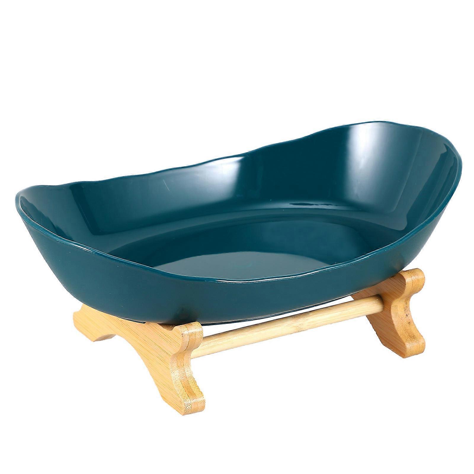 Decorative Tray Tray Decor Rectangular Green 25.4X17.2X9.8CM Environmentally Friendly 1Set