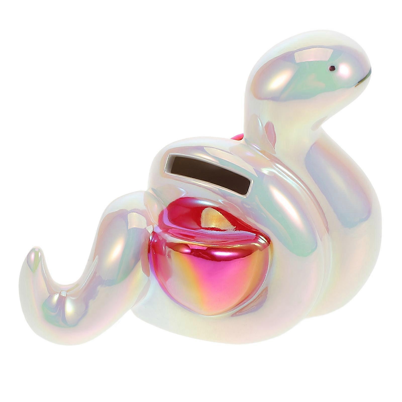 Snake Year Desktop Decorations Charming Snake Shaped Coin Storage Convenient for Home and Office Decor 1Set