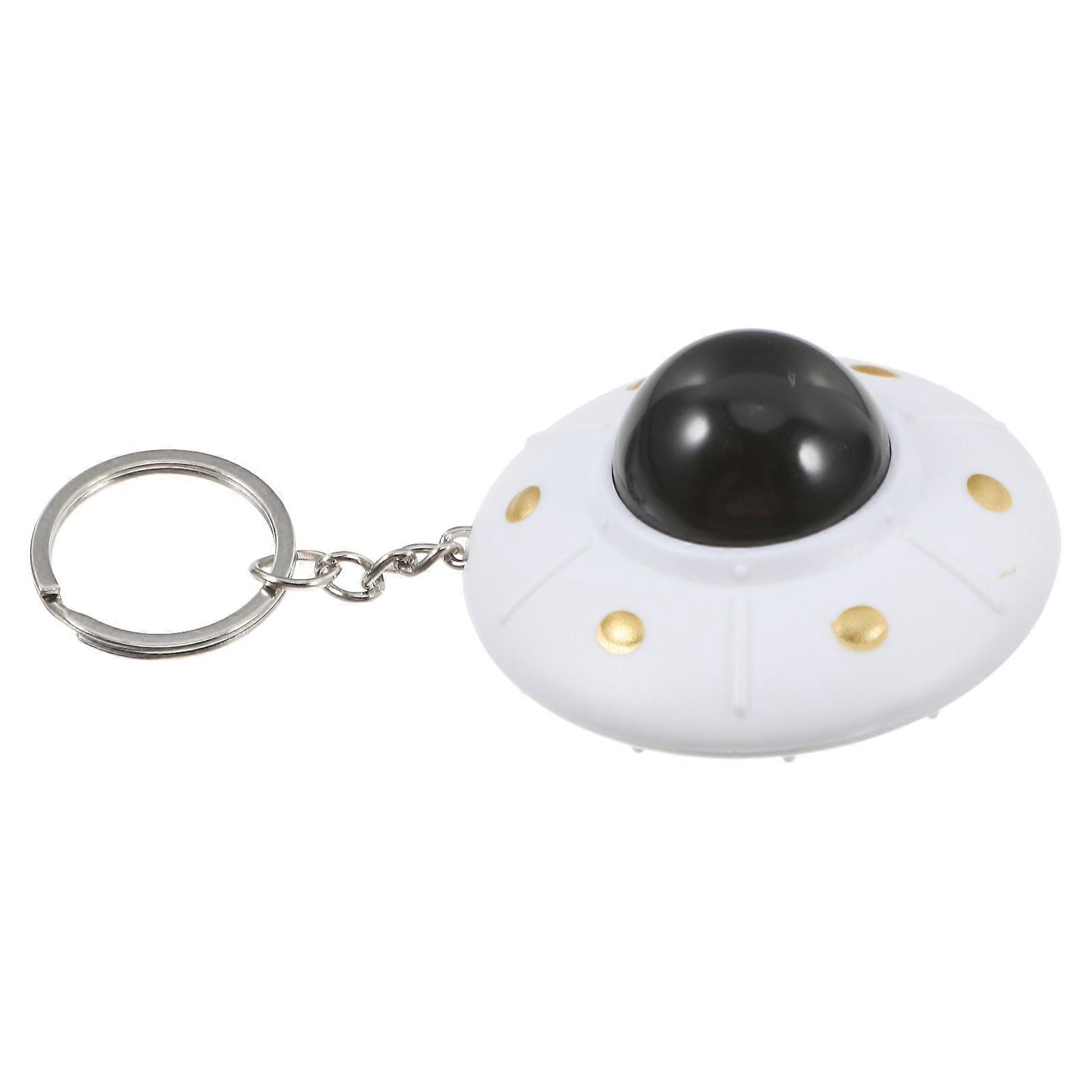 Kids LED Flying Saucer Keychain with Sound Feature 5Pcs Set for Backpacks