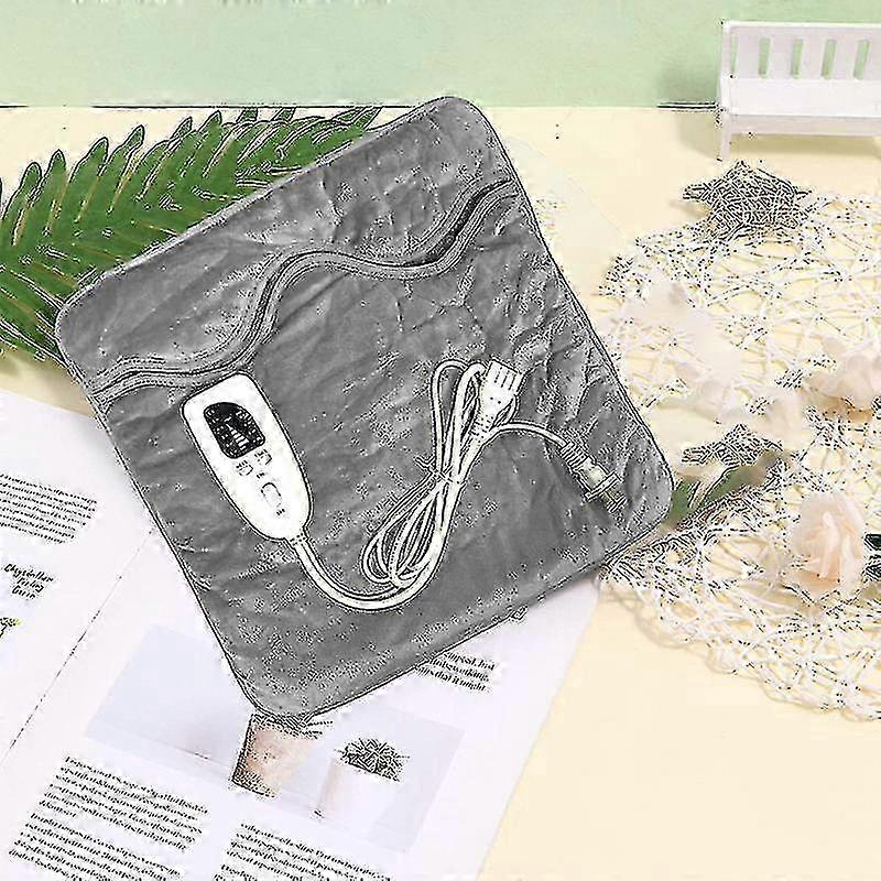 Plug In Electric Heating Pad 1pc Silver Gray 2025