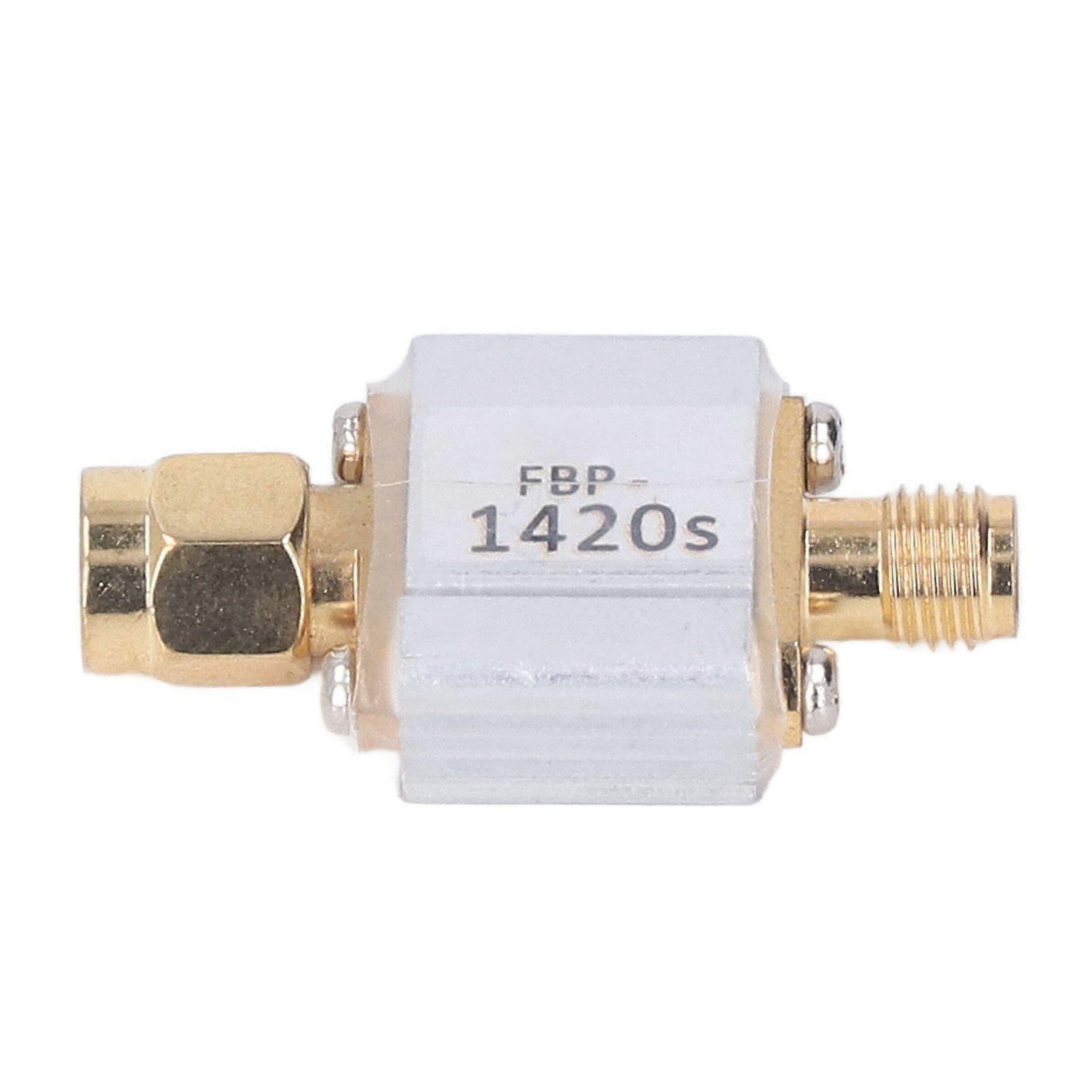 High quality  1420MHz SAW bandpass filter for radio astronomy 80MHz bandwidth SMA connecto