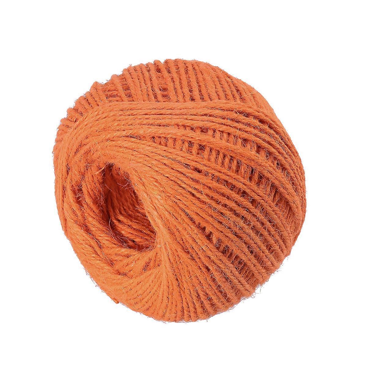 Multicolor Jute Rope Natural Twine String for Decoration Use Orange