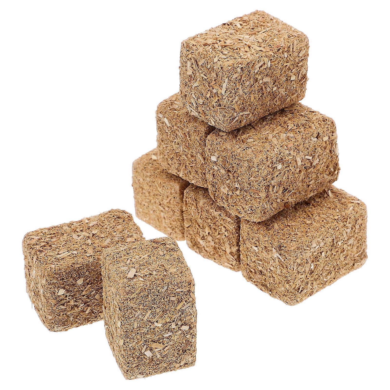 Scene Hayrick Wood Small Decorative Haystack Ornament for 40Pcs Layout