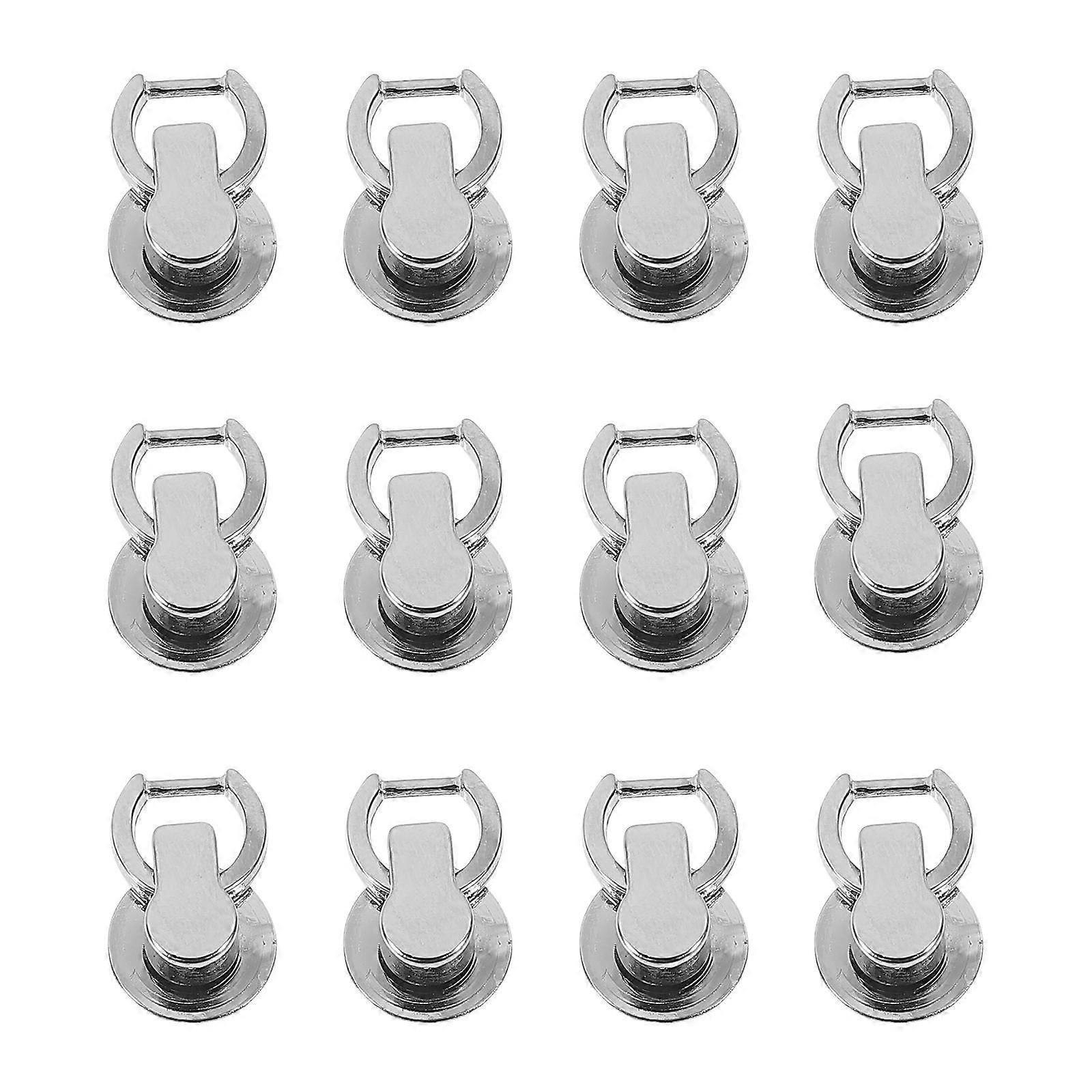 Handmade Handbag Purse DIY Bag Ring Buckle Silver 24Pcs Set