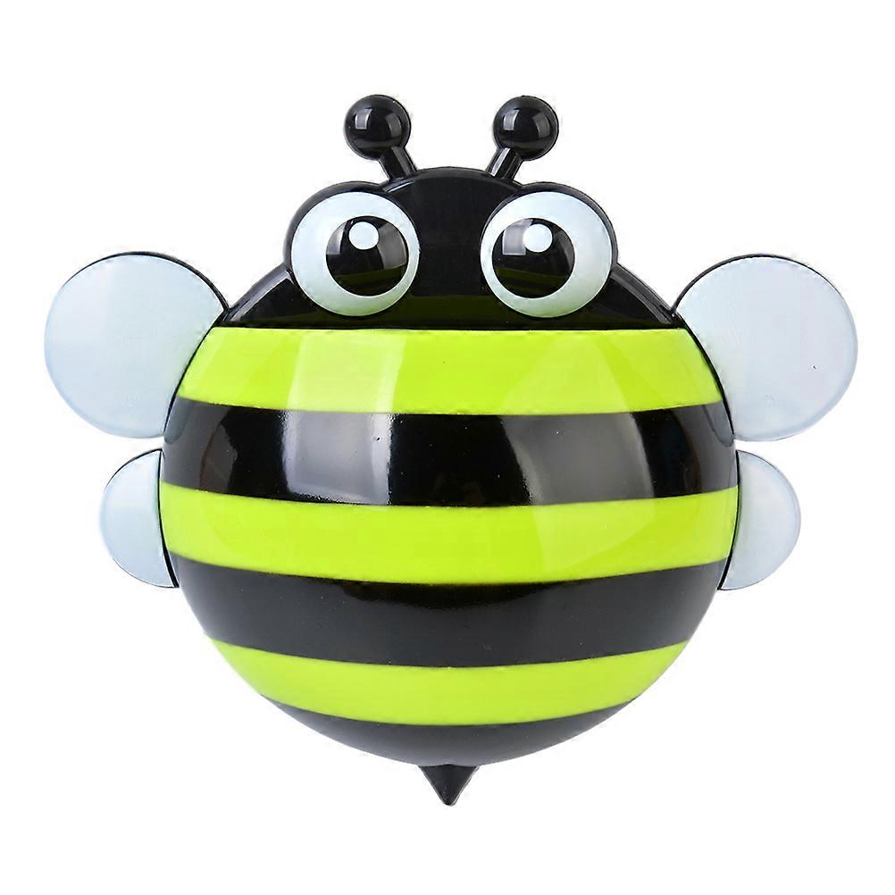 Wall Mounted Bee Toothbrush Rack for Bathroom Use 2Pcs Cartoon Toothbrush Holders