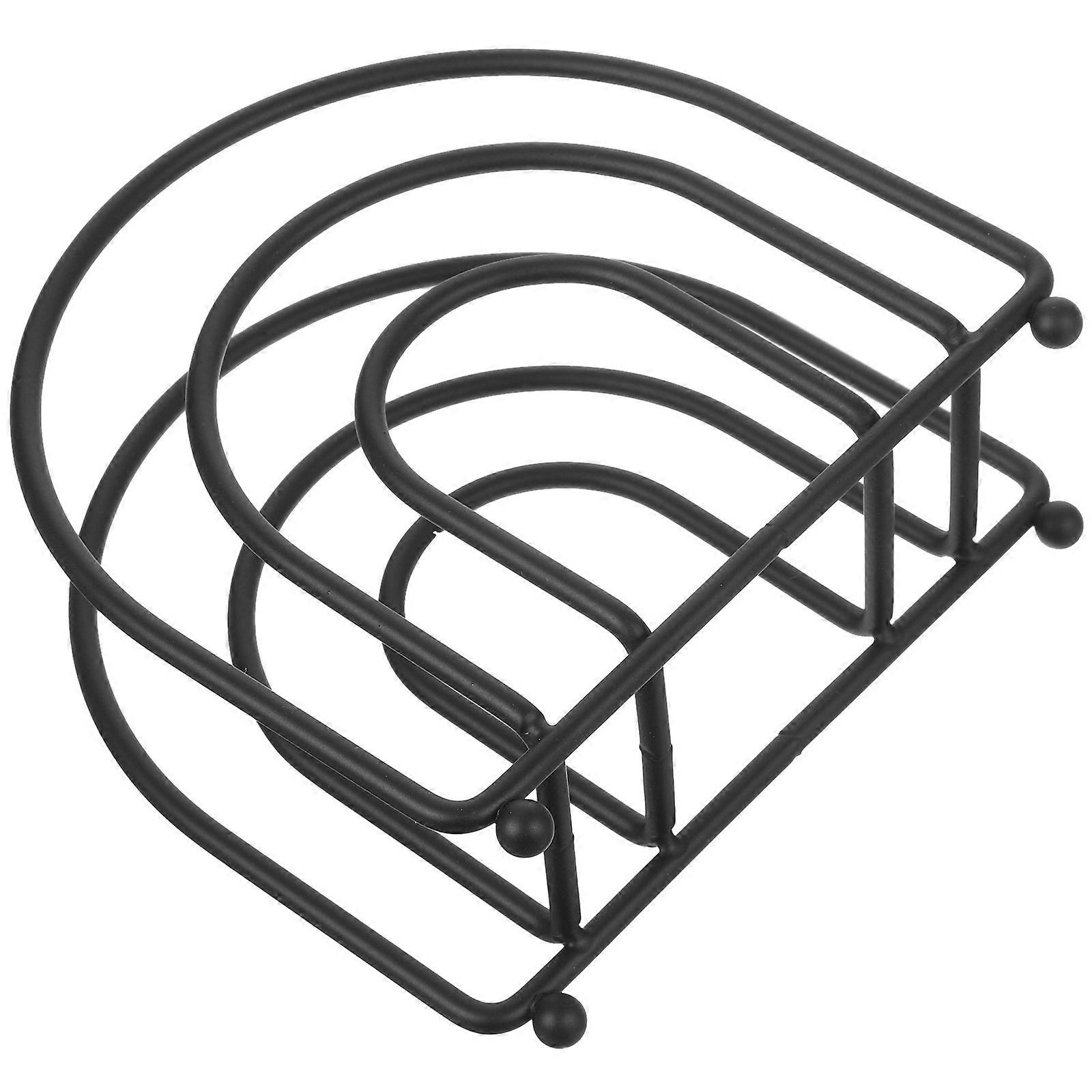 Elegant Napkin Holder with Flower Design for Table Use 4Pcs Set